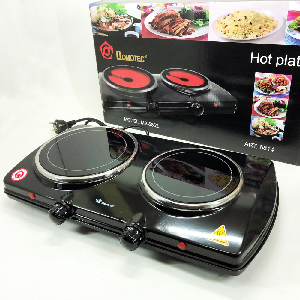 Настольная плита для готовки еды Domotec MS-5852 1200 Вт, Плита переносная для дома BQ-39 Львов - изображение 9