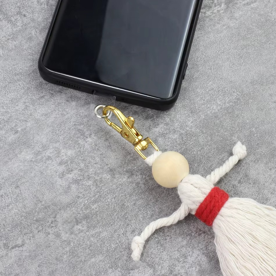 Набор макраме для рукоделия и плетения брелока 