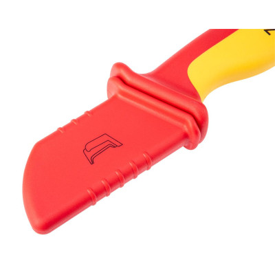 Нож монтажный Neo Tools диэлектрический, 1000V, изогнутое лезвие, 180мм (01-553) Винница - изображение 8