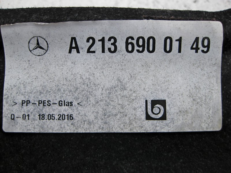 Mercedes-Benz  A2136904000 9F93 Задня полиця седан чорна E-Class W213 Одесса - изображение 3