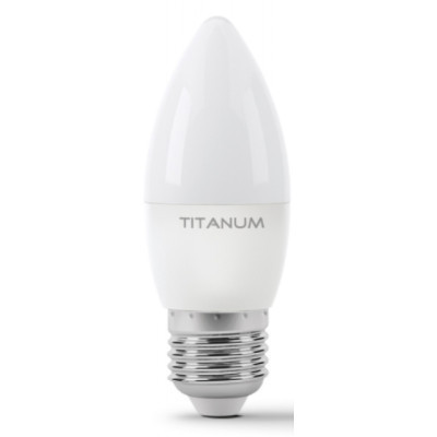 Лампочка TITANUM C37 6W E27 4100K 220V (TLС3706274) Вінниця - фото 1