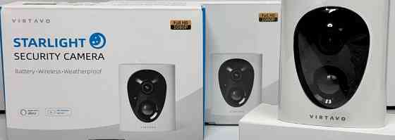 Камера відеоспостереження Зовнішня Wi-Fi-камера VIRTAVO 1080P (2шт) Київ