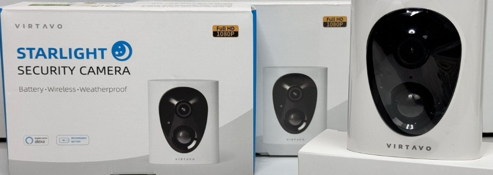 Камера видеонаблюдения Внешняя Wi-Fi камера VIRTAVO 1080P (2шт) Киев - изображение 1