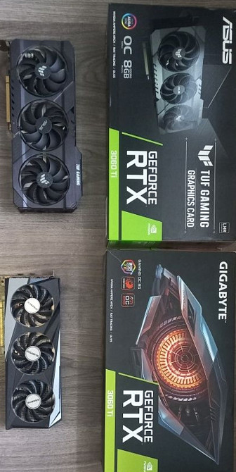 Видеокарта Asus TUF Gaming GeForce RTX 3060 ti 8GB Киев - изображение 1