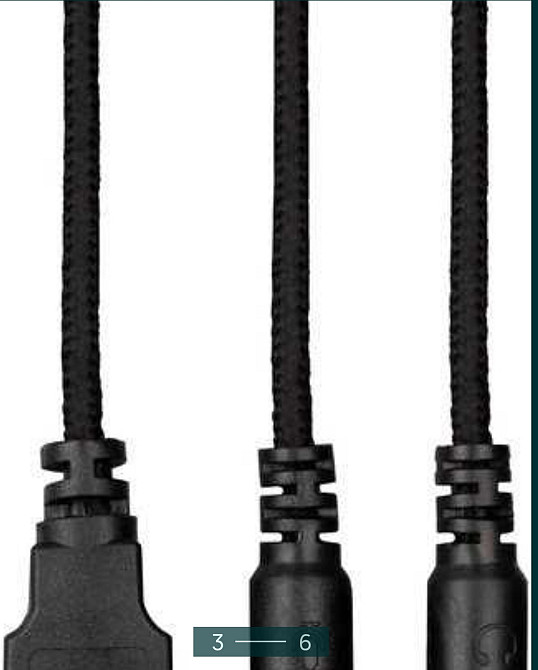 Гарнитура игровая : 2E GAMING HG340 RGB 3.5mm. Black. Харьков - изображение 6