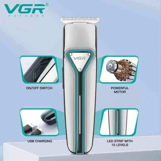 Машинка для стрижки посеченных волос VGR V-008 Pro, Беспроводной триммер для стрижки и бритья UR-15 Львов