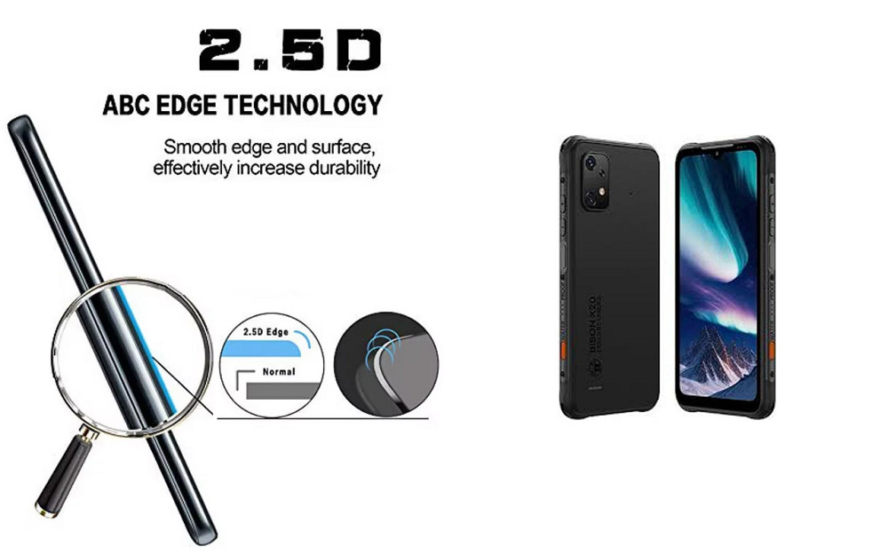 Защитное стекло ArmorGlass для Umidigi Bison, Bison 2, Bison 2 Pro – устойчивое к царапинам и ударам Киев - изображение 2