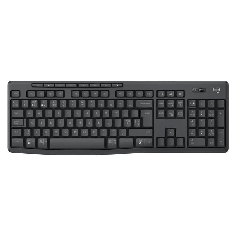 Комплект бездротовий (клавіатура, миша) Logitech MK370 Graphite (920-012077) Чорний Харьков - изображение 4