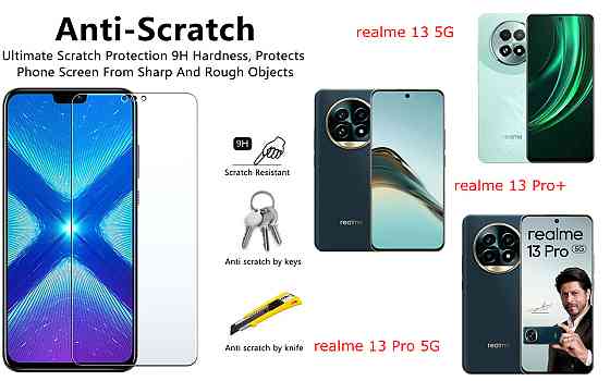 Защитное стекло NeoGlass для Realme 13+ – ультрапрозрачное и устойчивое Киев