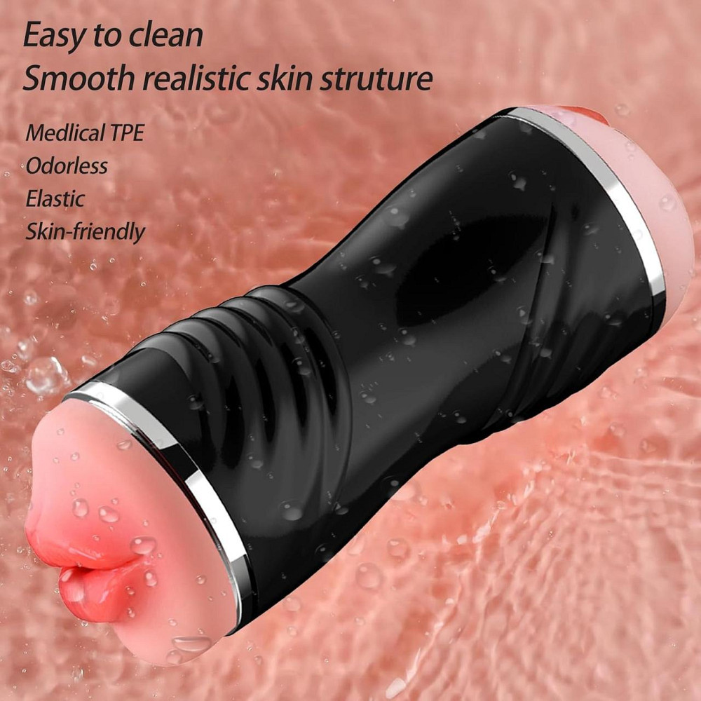 Мастурбатор с двумя входами OYO - Double Pump BLACK, YQM-205 BLACK Sex Aura Киев - изображение 4