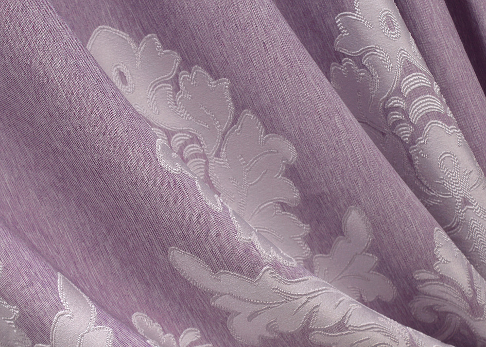 Комплект готовых штор VR-Textil Жаккард 1408ш сиреневый 150х270 см 2 шт (33-0273) Киев - изображение 6