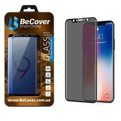 Стекло защитное BeCover Anti-spying Samsung Galaxy M10 SM-M105 Black (703918) Винница