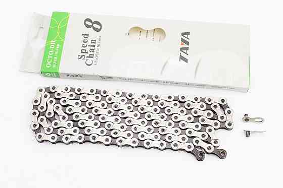 Ланцюг приводний 1/2х3/32х116L 8 швидкостей, сріблясто-чорний OCTO Київ