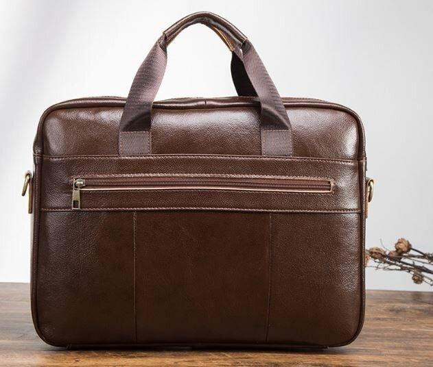 Сумка мужская под ноутбук Vintage 14882 Коричневая Киев - изображение 2
