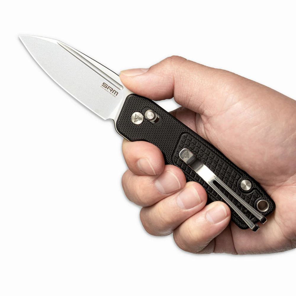 Ніж складаний кишеньковий SRM Scout (6.9 см) 14C28N / G10, чорний Рівне - фото 8