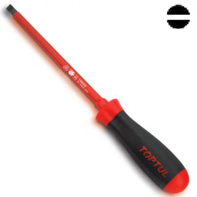 Викрутка Toptul діелектрична шліцева 3x75 мм (1000V) (FAEB0308) Вінниця - фото 1