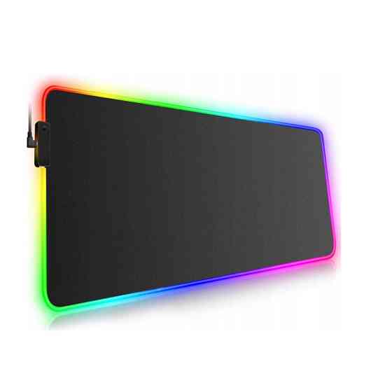 Великий RGB килимок для ігрової мишки та клавіатури з підсвічуванням 80x30 см Бровари