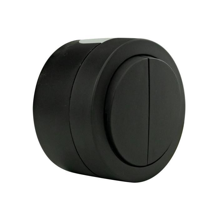 Вимикач накладний 2-кл. IP54 антрацит xOne Харків - фото 1