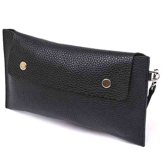 Кожаная тревел-косметичка Shvigel 16416 Черный Киев