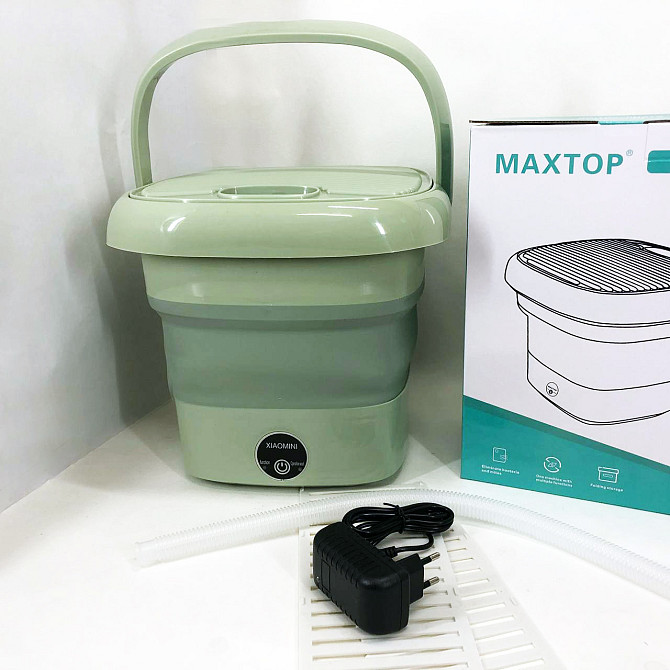 Пральна машина для дачі MAXTOP, Міні пральна машина для шкарпеток Складна XY-48 Львів - фото 5