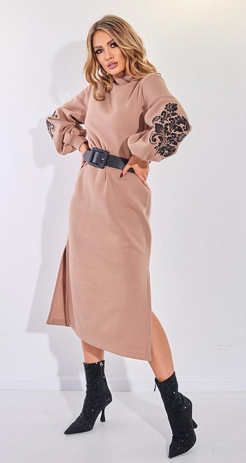 Тепле плаття з вишивкою (46) Київ - фото 1