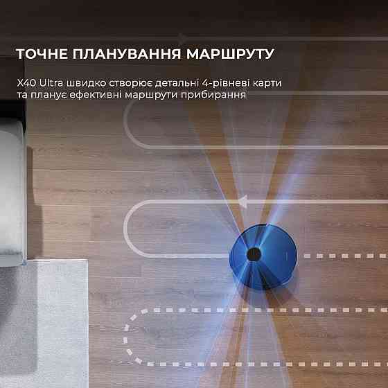 Робот-пилосос Dreame Bot X40 Ultra Black (RLX63CE-Bl) ( 18295 ) Харьков