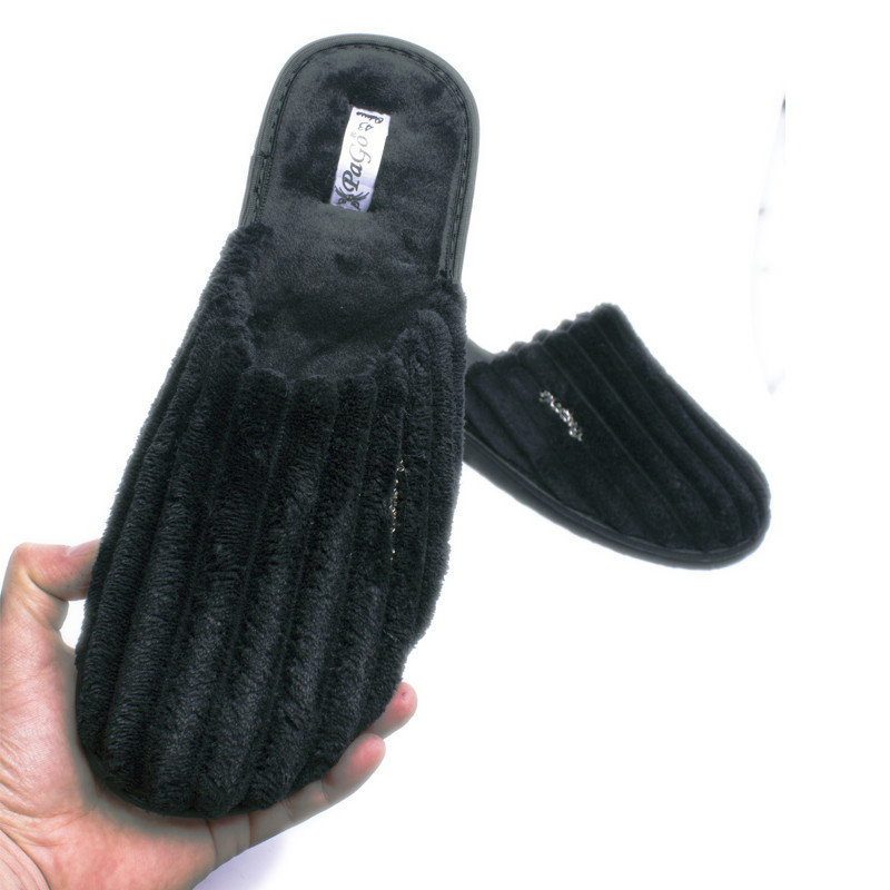 Тапочки мужские черные закрытые тм 