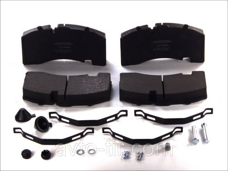 Дискові гальмівні колодки BPW, Saf 29171 29158 Луцьк - фото 1