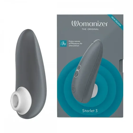 Вакуумный клиторальный стимулятор Womanizer Starlet 3 Gray Sex Aura Киев