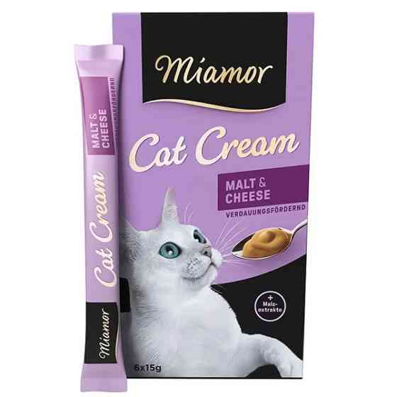Miamor Cream Malt МИАМОР МАЛЬТ СЛИВКИ С СЫРОМ крем жидкое лакомство для котов Киев