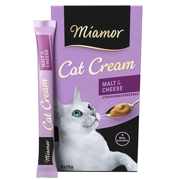 Miamor Cream Malt МИАМОР МАЛЬТ СЛИВКИ С СЫРОМ крем жидкое лакомство для котов Киев - изображение 1