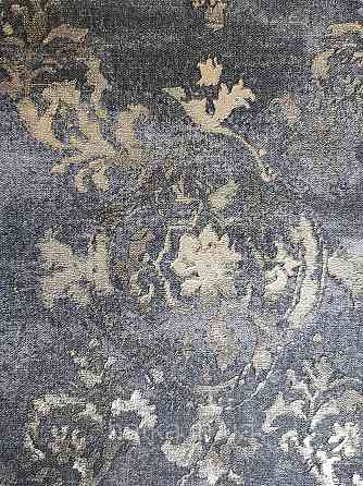 Обои виниловые на флизелине AS creation Garda 1.06Х10.05 классика структурные дамаск золотые вензеля на черном Киев