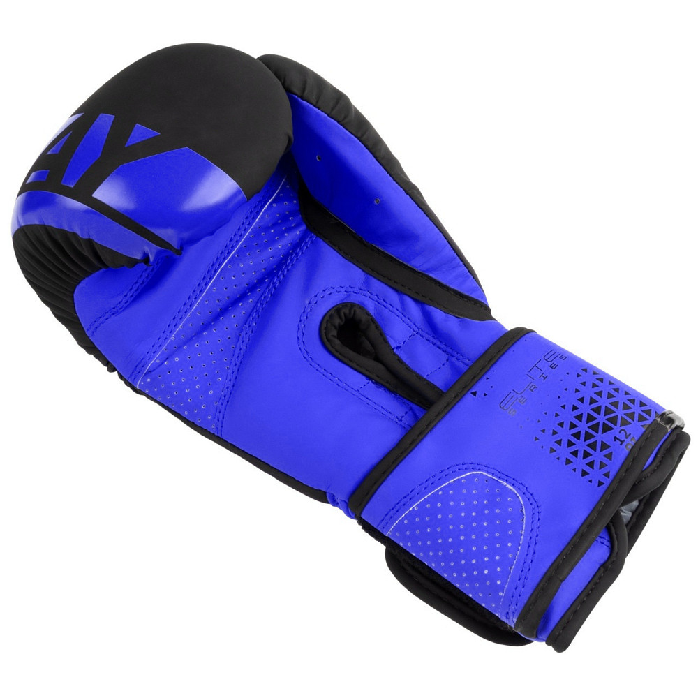 Боксерські рукавиці PowerPlay 3086 Matt Challenger Чорно-Сині 12 унцій Каменское - изображение 9