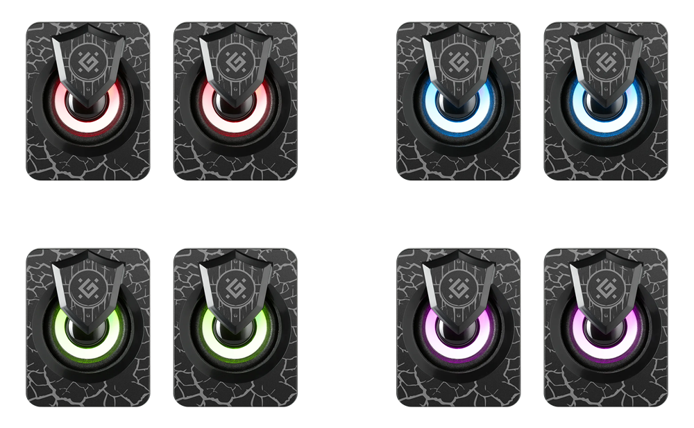 Акустика Defender 2.0 Onyx 6Вт USB Black (65038) (7062982) Київ - фото 7