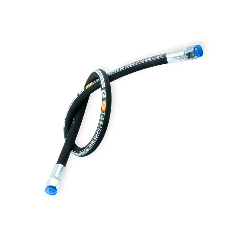 Рукав давления (РВД) S27 L=1,0 1sn DN12 (Евро) высокого Мукачево - изображение 1