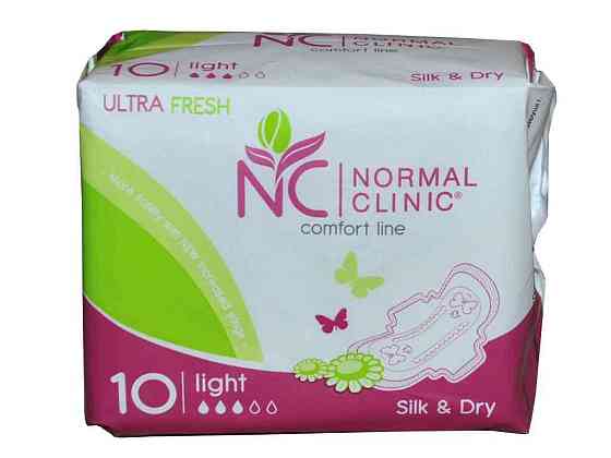 Прокладки гігієнічні 10 шт3 кр. (Ultra Fresh SilkDry) ТМ NORMAL CLINIQUE Київ