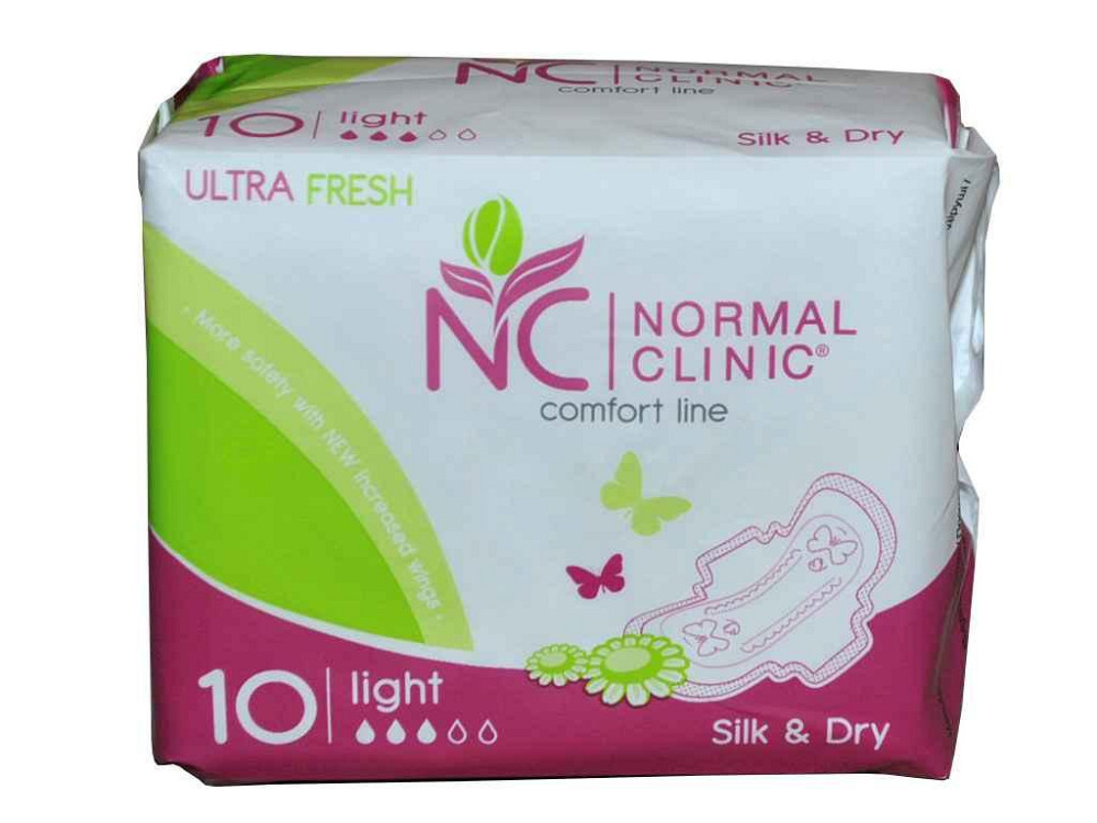 Прокладки гігієнічні 10 шт3 кр. (Ultra Fresh SilkDry) ТМ NORMAL CLINIQUE Київ - фото 1