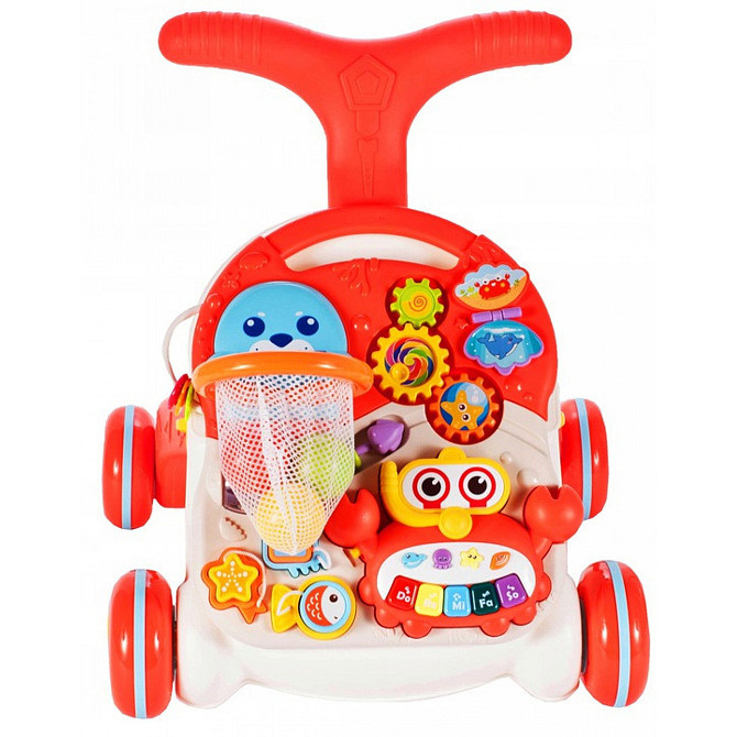 Ходунки-каталка Limo Toy Веселий бізіборд Червоний (HB 0008 AB) Чернігів - фото 2