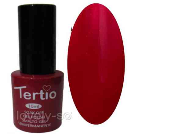 TERTIO гель - лак № 094 (стигла вишня з мікроблиском) 10 мл Київ