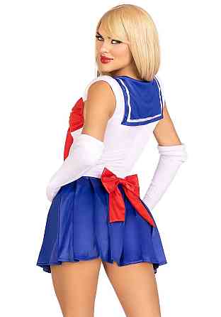 Еротичний костюм Сейлор Мун Leg Avenue Sexy Sailor S, сукня, рукавички, бант Sex Aura Київ