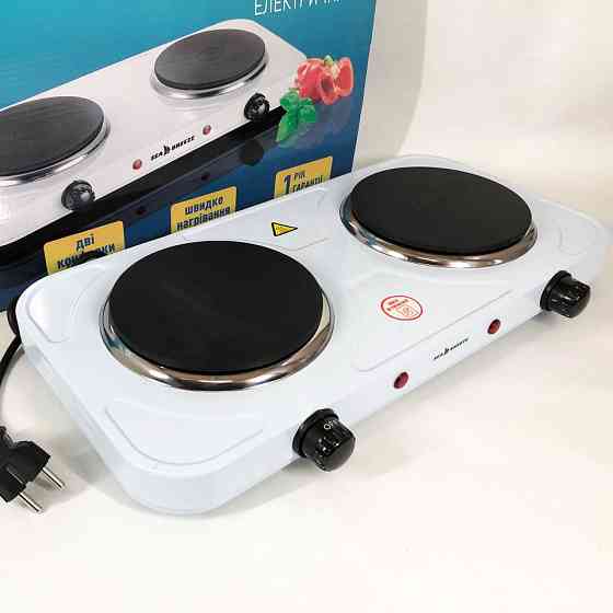 Компактна настільна плита Sea Breeze SB-063 2000 Вт, Побутова плита настільна електрична потужна CT-74 Івано-Франківськ