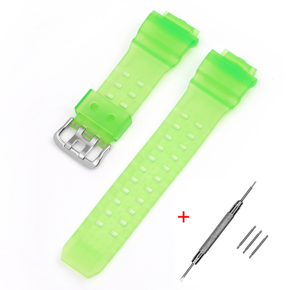 Ремешок для Casio G-Shock GW-9400 Transl Light-Green SI SBR Киев - изображение 1