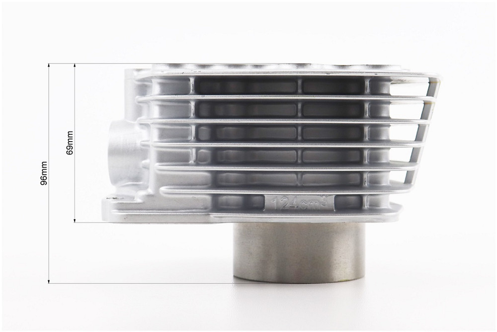 Циліндр к-кт (ЦПГ) 125cc Ø56,5мм, висота 69/96мм, палець 15мм JINGJIU Київ - фото 5