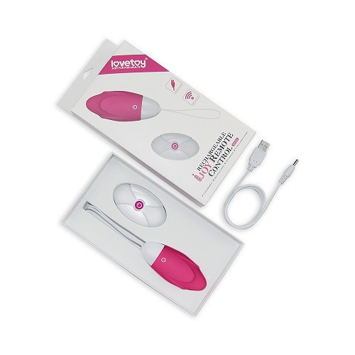 Віброяйце - IJOY Rechargeable Remote Control Egg Pink Sex Aura Київ - фото 2