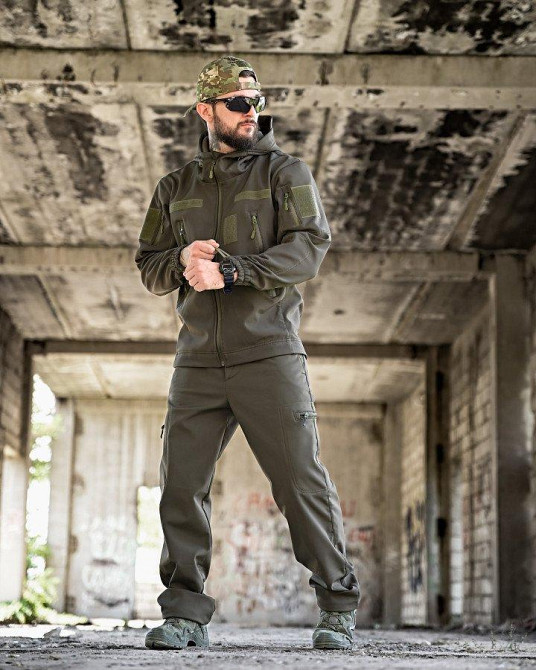 Тактический костюм софтшел  REVIVAL  олива НП4862 Одесса - изображение 10