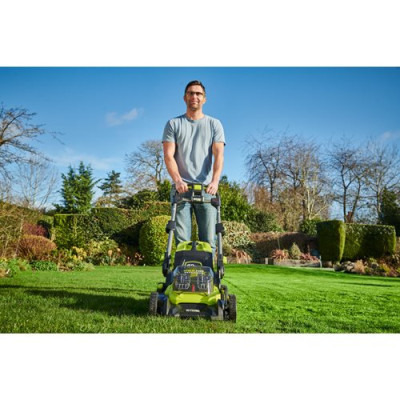 Газонокосарка Ryobi RY18LMX40B-0, 18В ONE+, 40см, 40л, 25-70мм, мульчування, до 400м2 (без АКБ та ЗП) (5133005479) Вінниця - фото 5