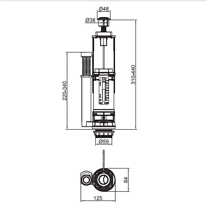 Комплект арматури Koer KT-0301-1/2"    ( KR5058 ) 21835 Харків - фото 9