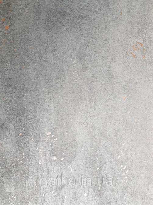 Шпалери вінілові на флізелін Marburg City glam метрові під штукатурку під бетон чорні з прожилками золотом Київ - фото 1