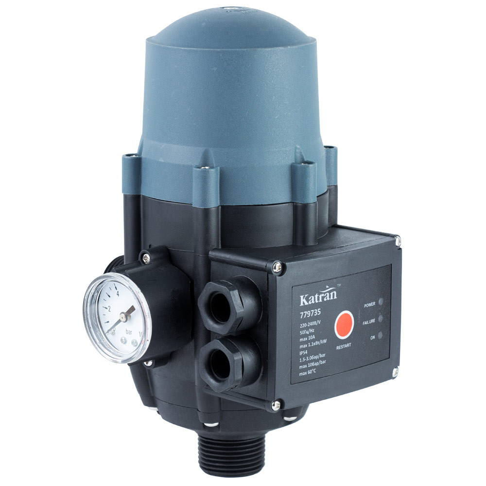 Wetron Контроллер давления электронный 1.1кВт Ø1" рег давл вкл 1.5-3.0 bar WETRON DSK-2.1 (7797 Київ - фото 1