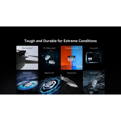 Карта памяти Lexar 128GB microSDXC class 10 UHS-I U3 V30 A2 Professional Silver (LMSSIPL128G-BNANG) Винница - изображение 6